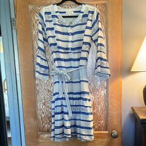 ASPIGA Blue Long Summer Dress - S